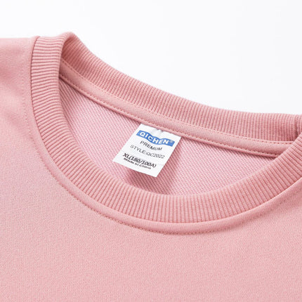 Christmas Reindeer Print Medium-Length Hoodie