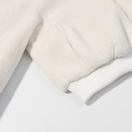 Abrigo de Invierno con Capucha de Piel Sintética