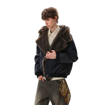 Cotton Collar Jacket With Cotton Jacket