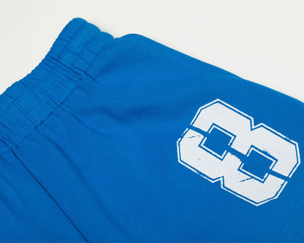 Retro Stilvolle Buchstaben Druck Dekonstruierte Lockere Weite Herren Messerhosen