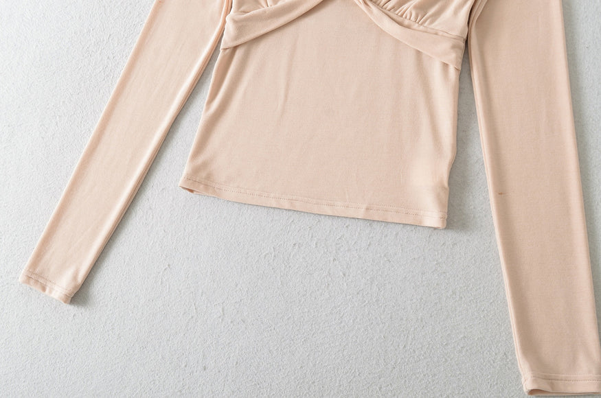 Twisted Lace Long Sleeved T-shirt