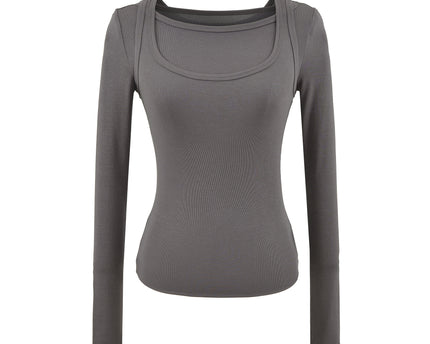 T-shirt à manches longues ajusté