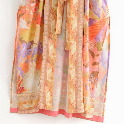 Grozavu's New Kimono Robe: Mermaid Print Fashion Statement at €44.99