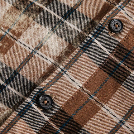 Cămașă cu glugă în carouri – Croială lejeră