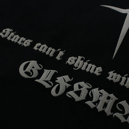 Hanorac cu guler înalt tip patchwork – Croială lejeră