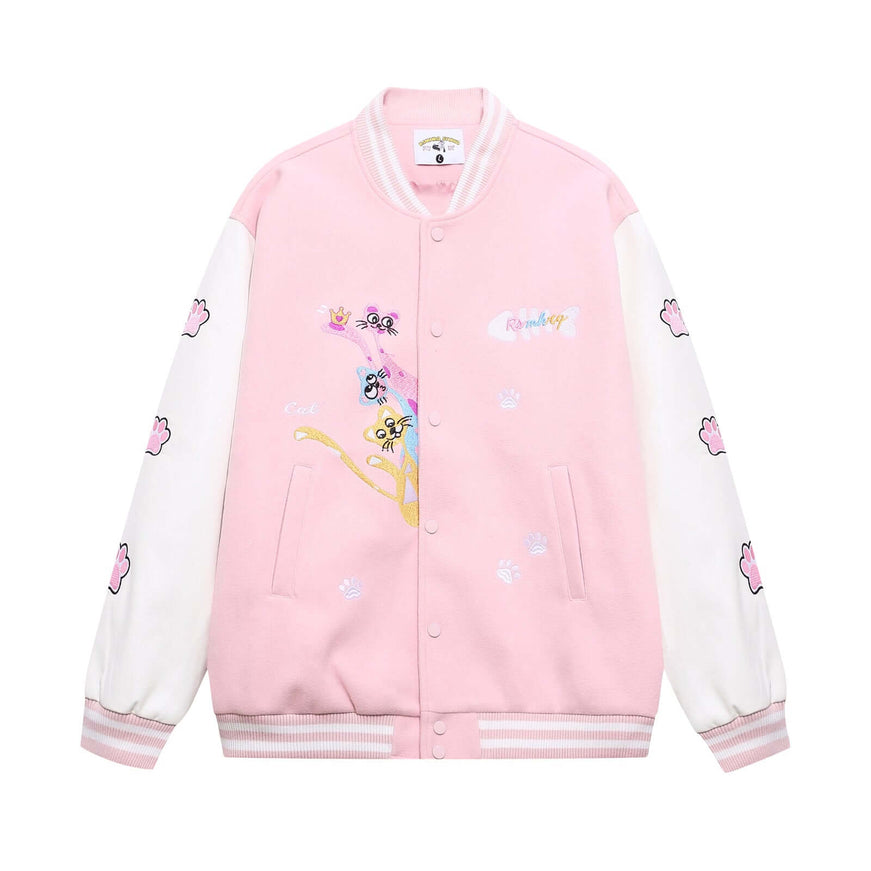 Front view of Color Block Fun Peek - Grozavu brand streetwear