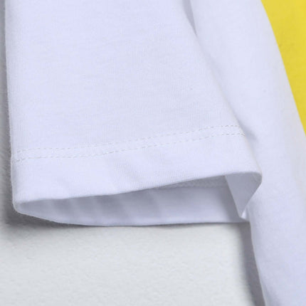 Hochwertiges Straßenmode Buntes Druck T-Shirt