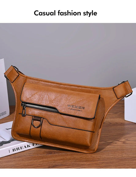 Men's large capacity waterproof chest bag