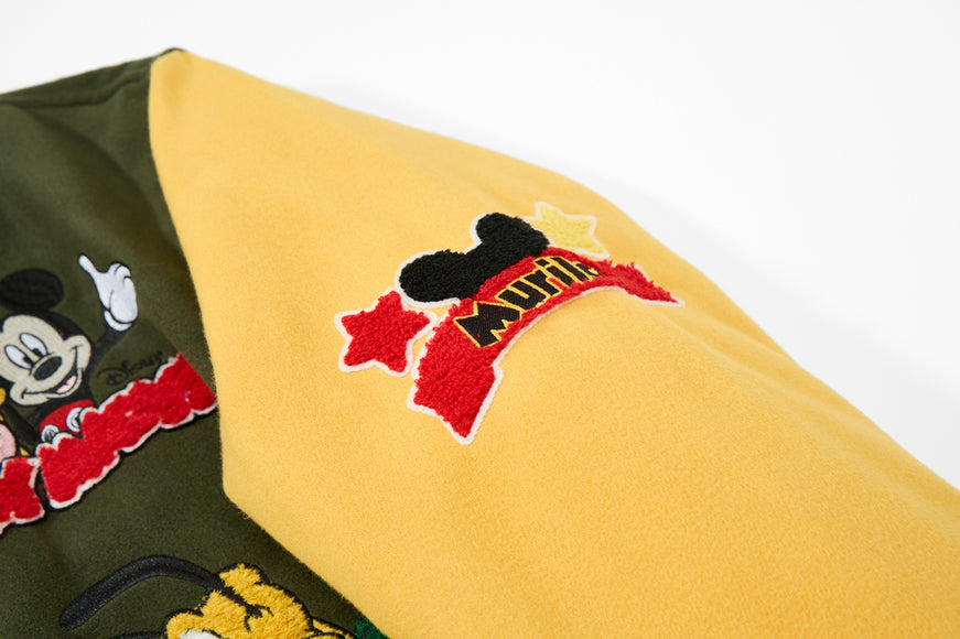 Giacca Ricamata in Stile Retro Cartoon – Cappotto Invernale Caldo