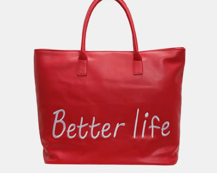 SAC TOTE EN CUIR PU MEILLEURE VIE