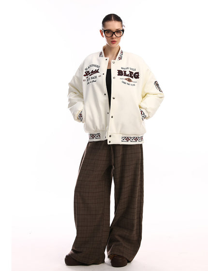 Bata de algodón bordada de industria pesada