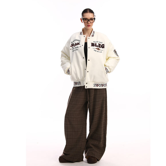 Heavy Industry Embroidered Cotton Robe for Men