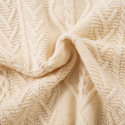 Pull en tricot à col rond ample