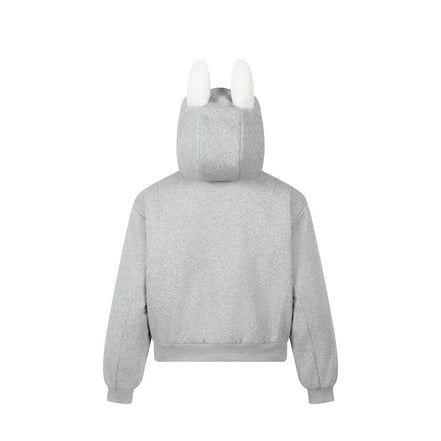 Street Fashion Zipper Hooded Sweatshirt for Men