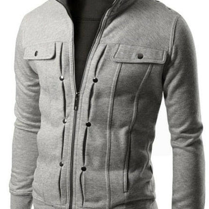 Cardigan Multi Button Hoodies Men Fashion Tracksuit at €53.99