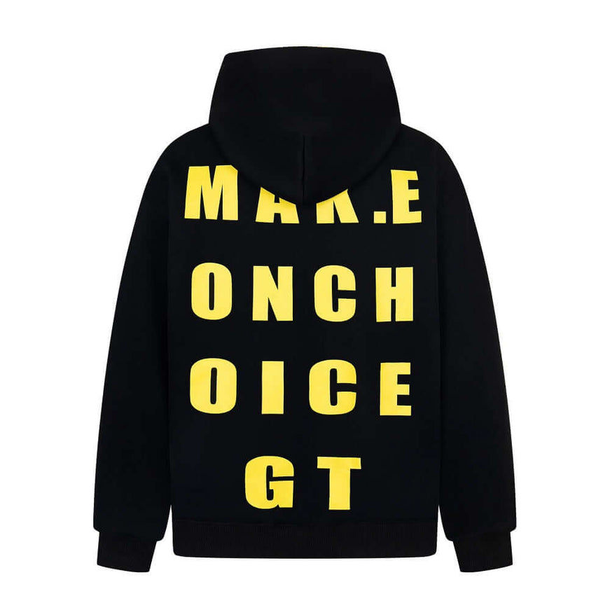 Blue lightning printed hooded jacket with Grozavu logo