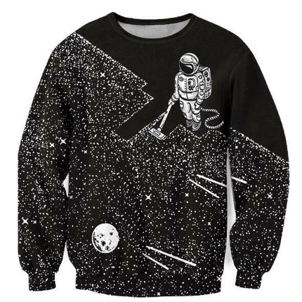 Space Robot 3D Print Sweatshirts: Futuristic Streetwear! at €67.99