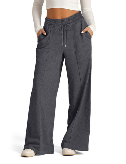 High Waist Long Pants Casual Fashion Wide Leg Pants American Style Straight Leg Pants