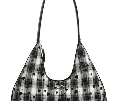 Geantă de umăr în formă de lună