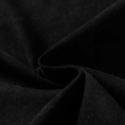 Close-up of the fabric used in the Washed Spliced Distressed T-Shirt – Loose Fit, showcasing premium quality and texture.