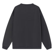 Christmas Reindeer Print Medium-Length Hoodie