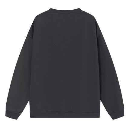 Christmas Reindeer Print Medium-Length Hoodie