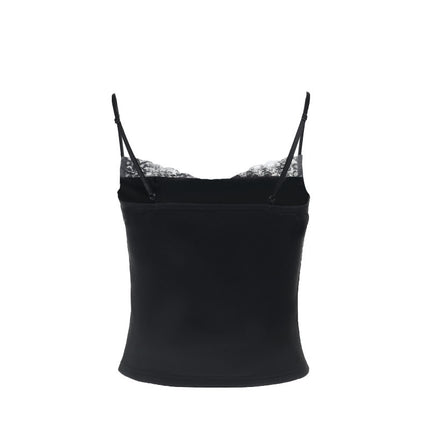 Patchwork Lace Camisole Top – Slim Fit