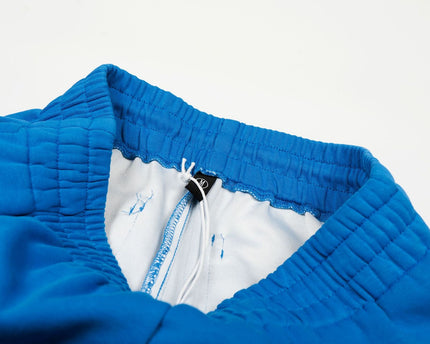 Retro Stilvolle Buchstaben Druck Dekonstruierte Lockere Weite Herren Messerhosen