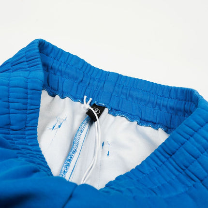 Retro Stylish Letter Print Deconstructed Loose Wide-Leg Men's Knife Pants