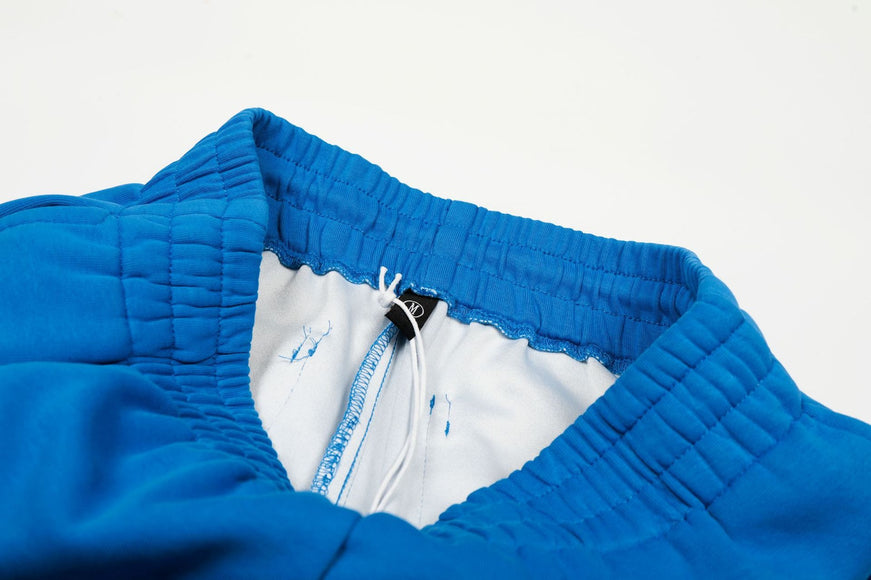 Retro Stylish Letter Print Deconstructed Loose Wide-Leg Men's Knife Pants