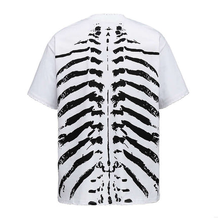 Camiseta Impresa Demonio Calavera – Corte Suelto