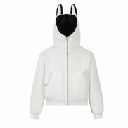 Street Fashion Zipper Hooded Sweatshirt for Men