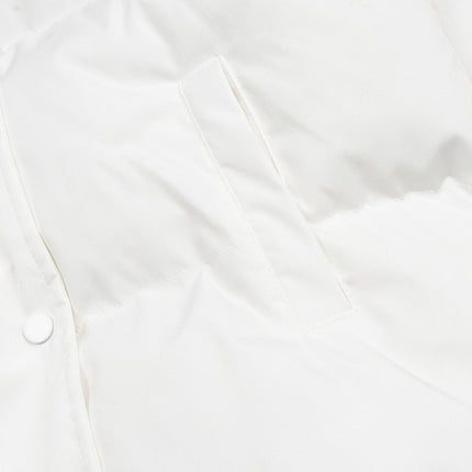 Manteau en coton à capuche en peluche