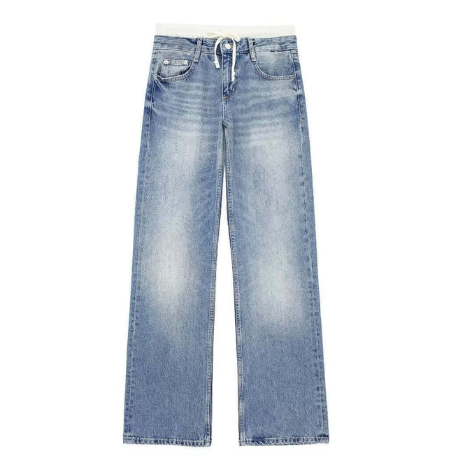 Front view of Waist Splicing - Grozavu brand streetwear