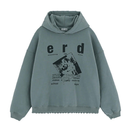 Front view of Melancholic Rich Second Printed - Grozavu brand streetwear