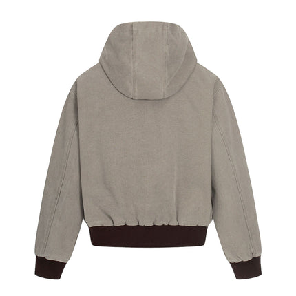 Giacca in Cotone a Blocchi di Colore – Vestibilità Ampia