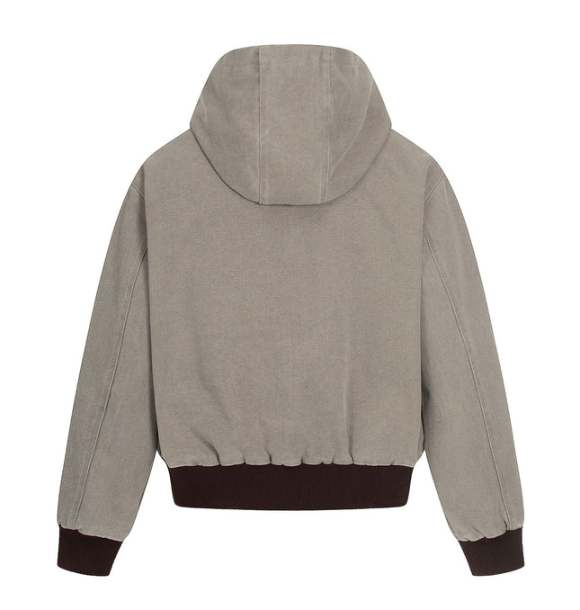 Giacca in Cotone a Blocchi di Colore – Vestibilità Ampia