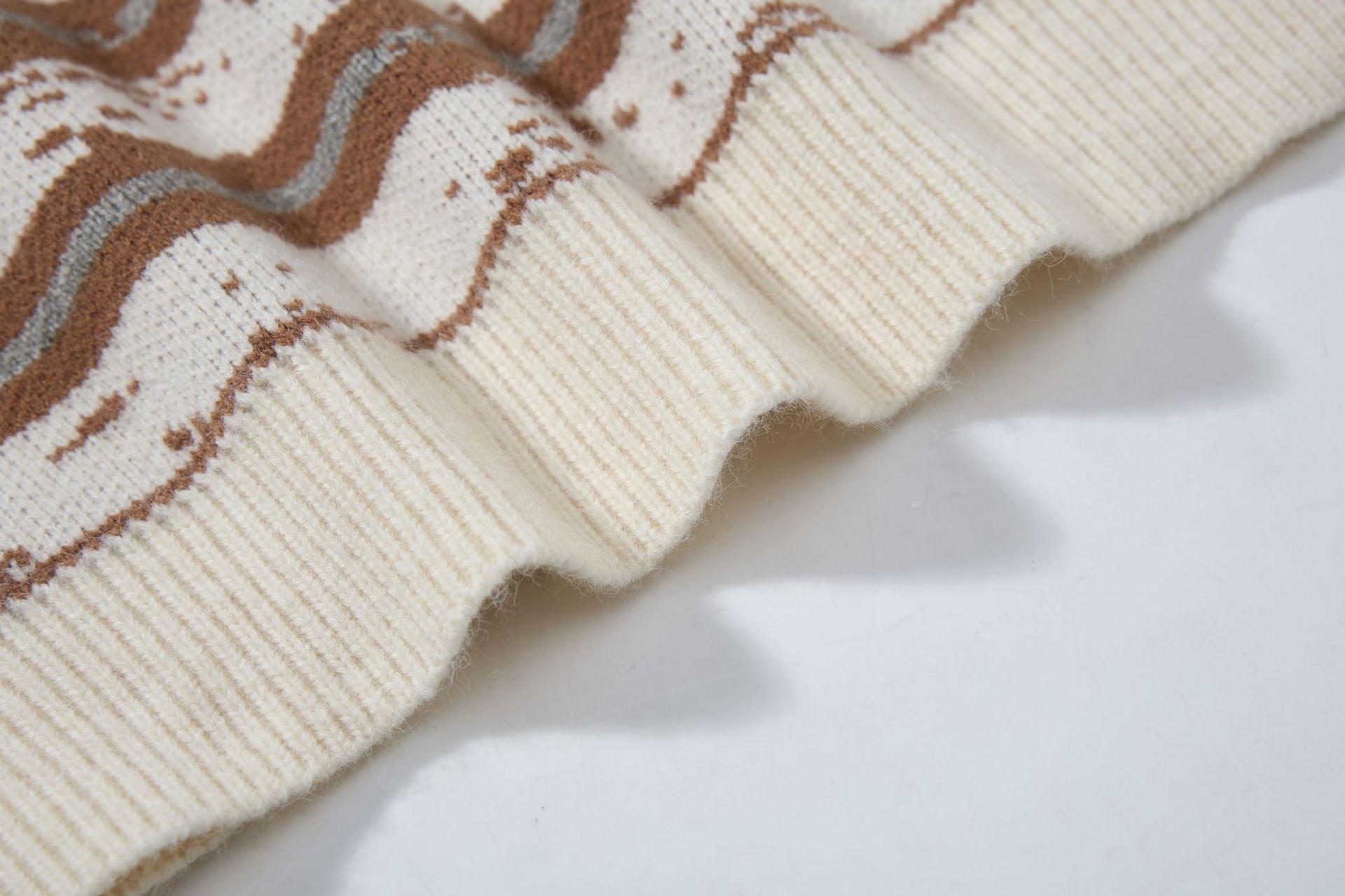 Vintage Twisted Knit Oversized Pullover Winter Sweater