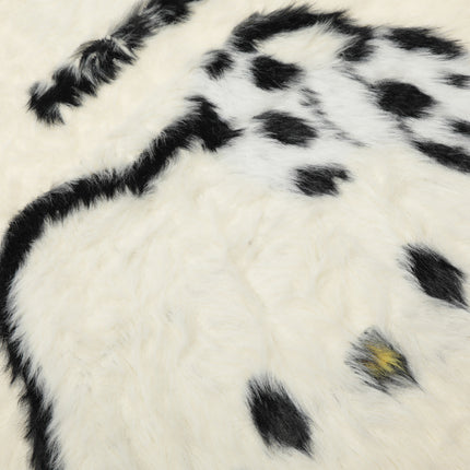 Suéter de forro polar con estampado de animal de corte regular