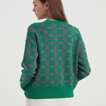 Soft ONeck Knit Sweater – Loose Fit