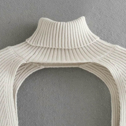 Grozavu:Turtleneck Knit Sweater, Chic Design, Casual Pullover at €58.99