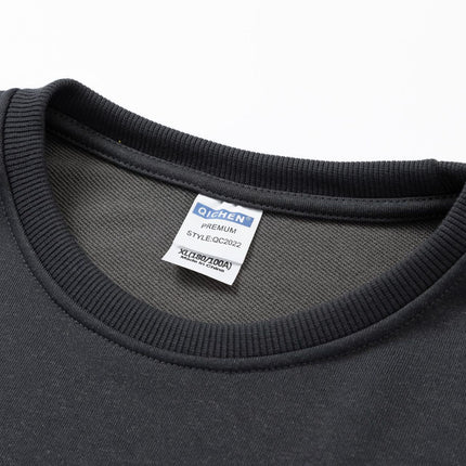 Christmas Reindeer Print Medium-Length Hoodie