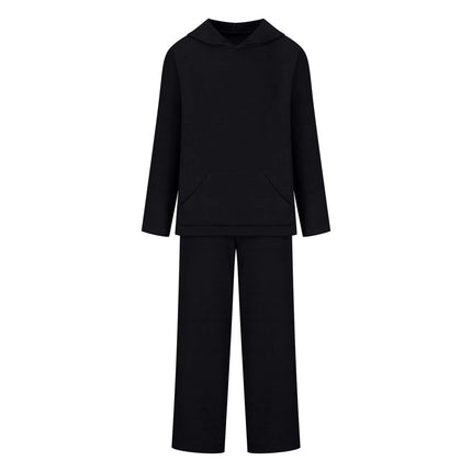 Set sportivo in cotone misto a due pezzi