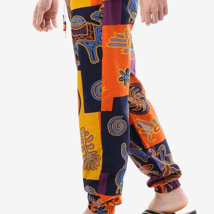 Grozavu Tribal Print Drawstring Pants: Stylish Comfort for Any Occasion at €27.99