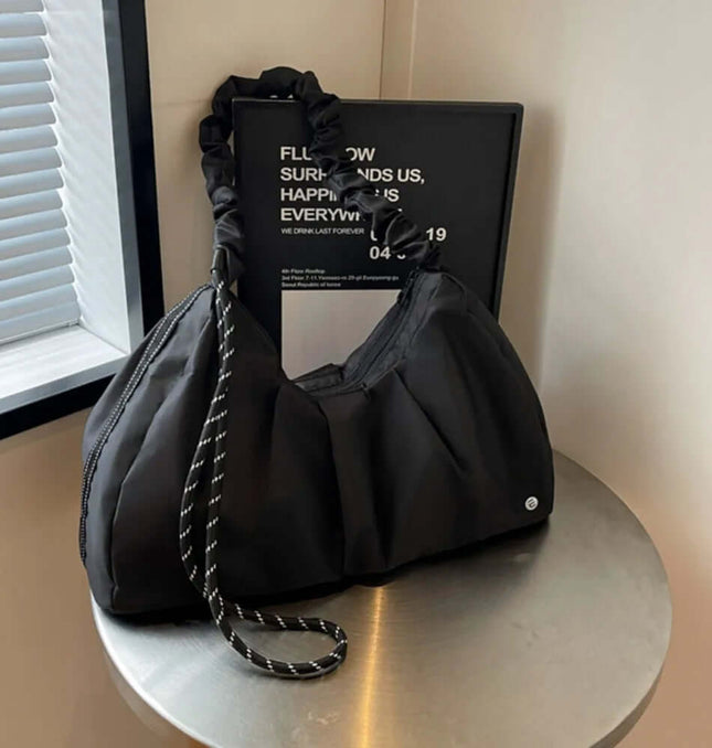 Ruched Large Tote Bag