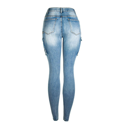 Ultra Stretchy Cargo Jeans: Classic Design at €42.10