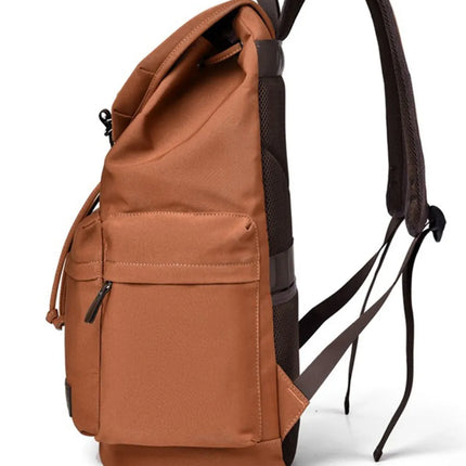 Multi Pockets Adjustable Strap Canvas Backpack Bag