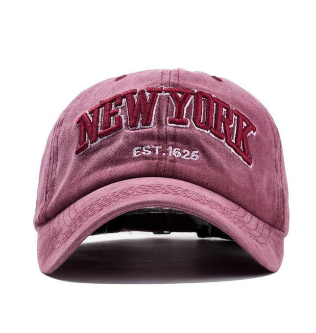 Grozavu Vintage New York Embroidered Baseball Cap at €14.08