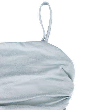 Top sin tirantes de deporte – Corte ajustado