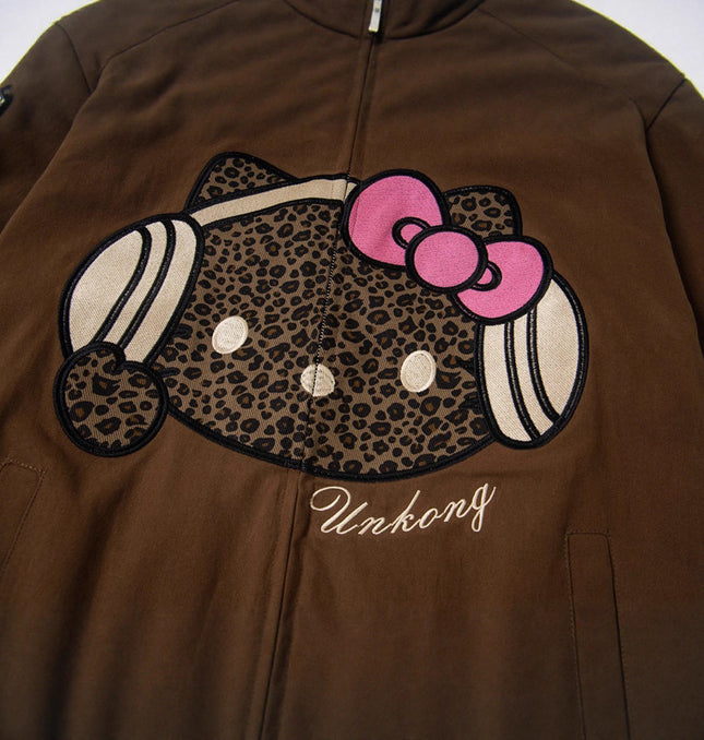 Cartoon Patch Jacket - Loose Fit